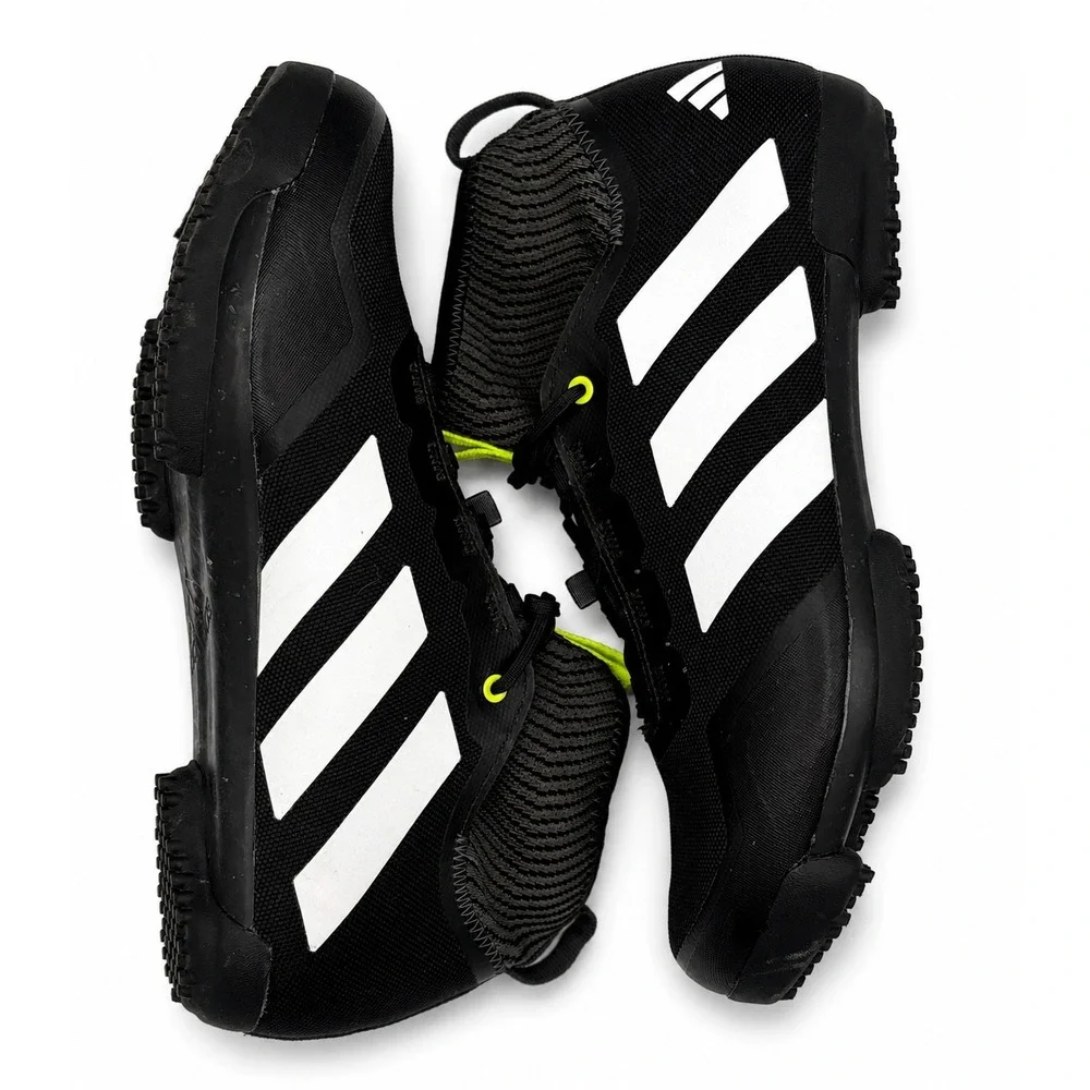Adidas The Gravel Cycling Shoes Mens 8.5 Black Silver SPD Compatible AHQ9034 MTB